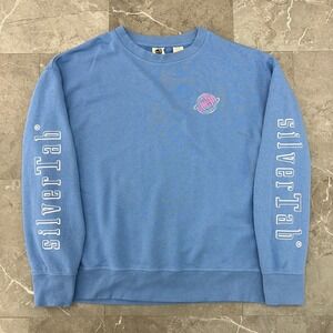 Vintage Levis Silver Tab Sweatshirt Womens 2XL Boxy Distressed Crewneck Pullover